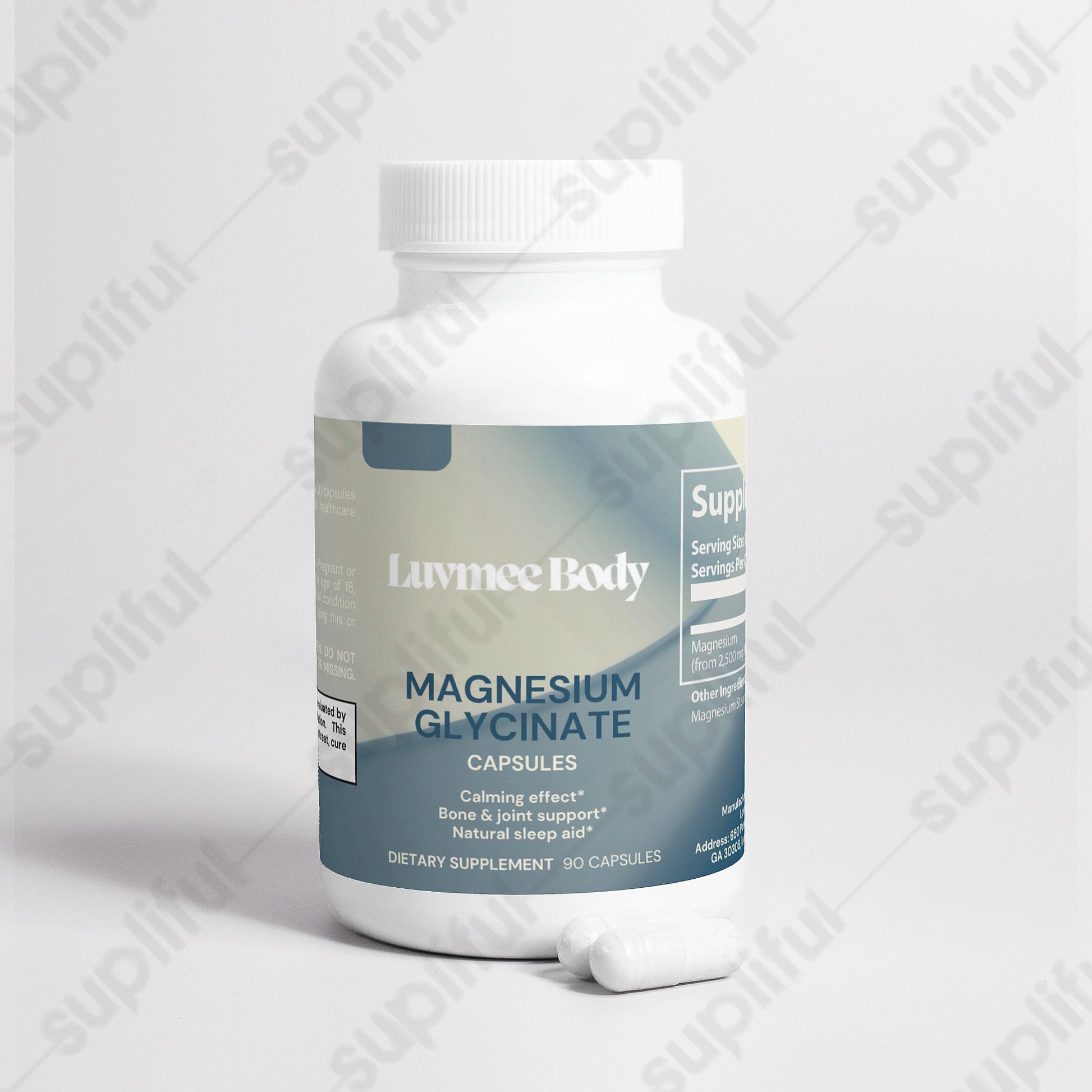 Luvmee Body Magnesium Glycinate Capsules for Calmness - Luvmee Body