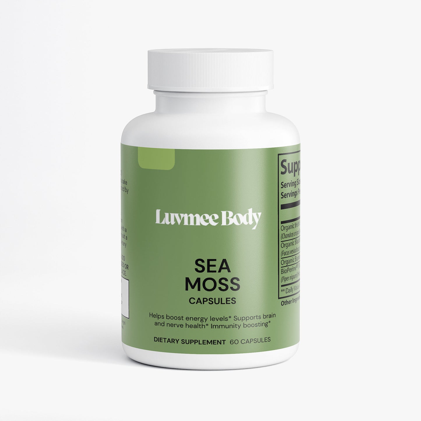 Holistic Health Sea Moss Capsules for Wellness - Luvmee Body