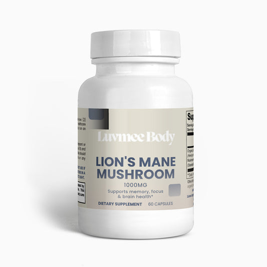 Luvmee Body Lion's Mane Cognitive Support Mushroom
