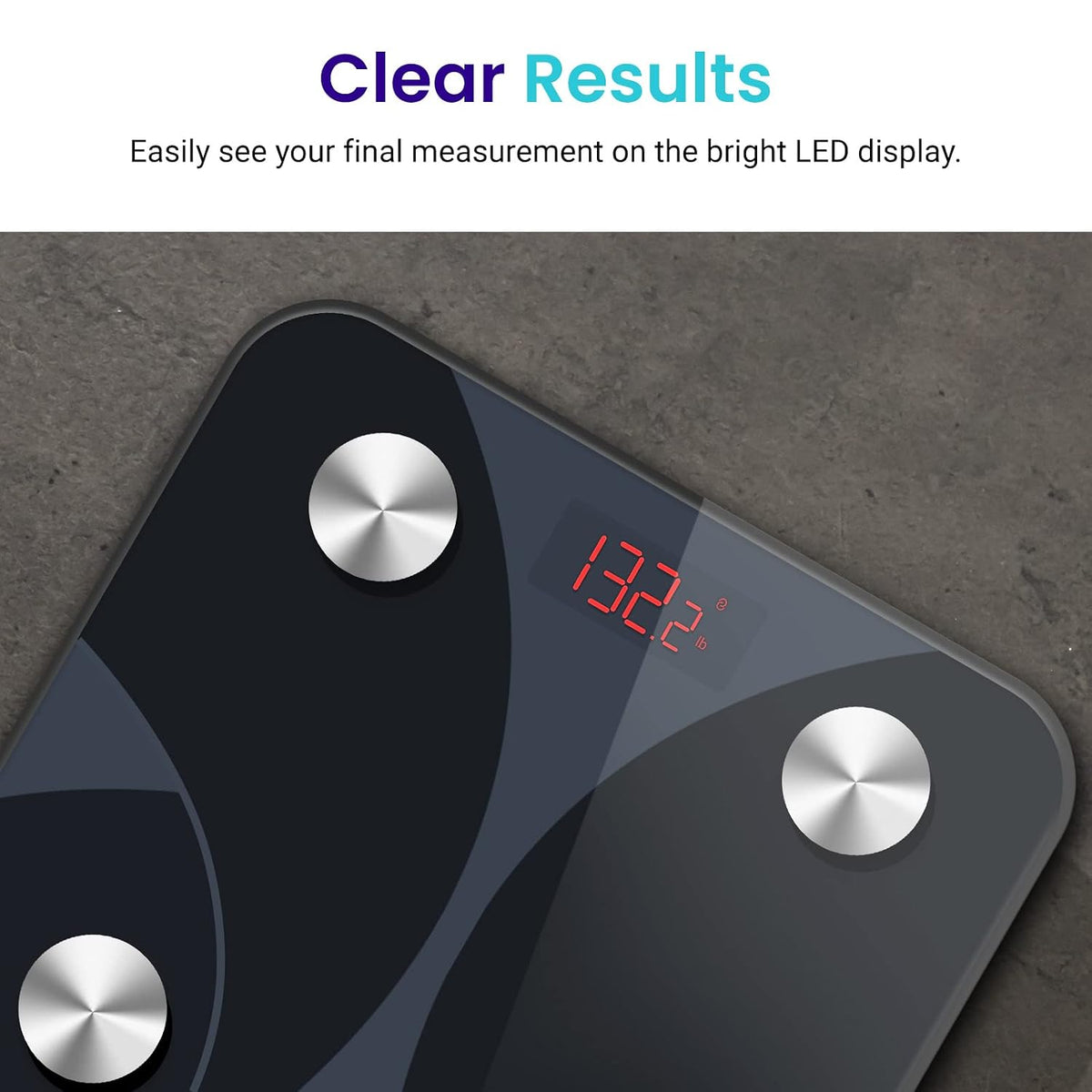 Etekcity Upgraded Smart Scale for Body Weight Fat and BMI, FSA Eligible