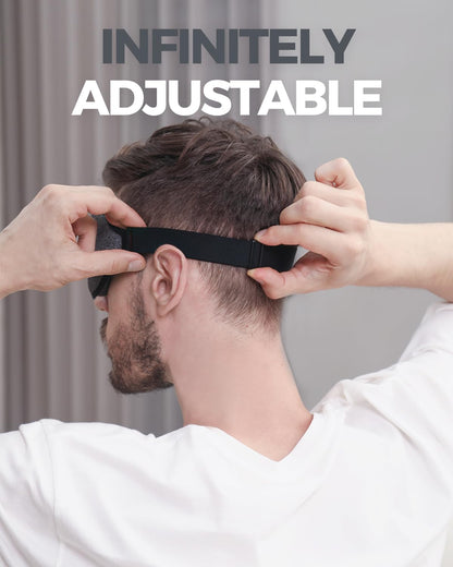 MZOO Luxury Sleep Mask, 3D Spacious for Long Lashes Blocking Light