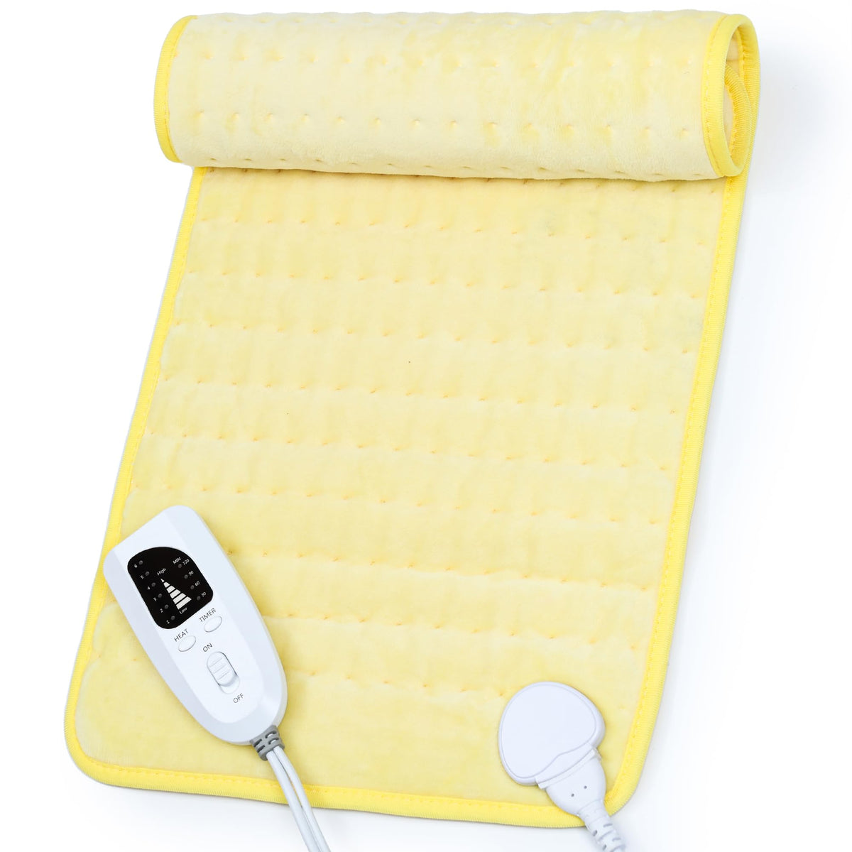 Heating Pad,Electric Heating Pad,Heating Pad for Back,Light Gray,24x12Inch