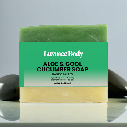 Luvmee Body Aloe Vera and Cucumber Bath Bar - Hydrating Soap