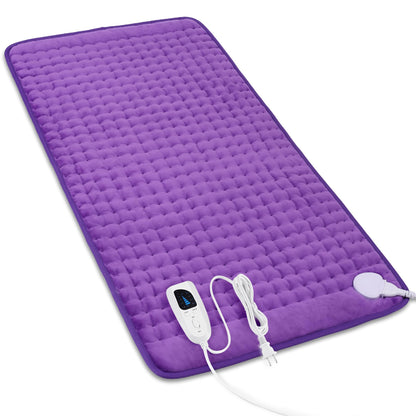 Heating Pad,Electric Heating Pad,Heating Pad for Back,Light Gray,24x12Inch