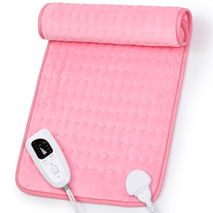 Heating Pad,Electric Heating Pad,Heating Pad for Back,Light Gray,24x12Inch