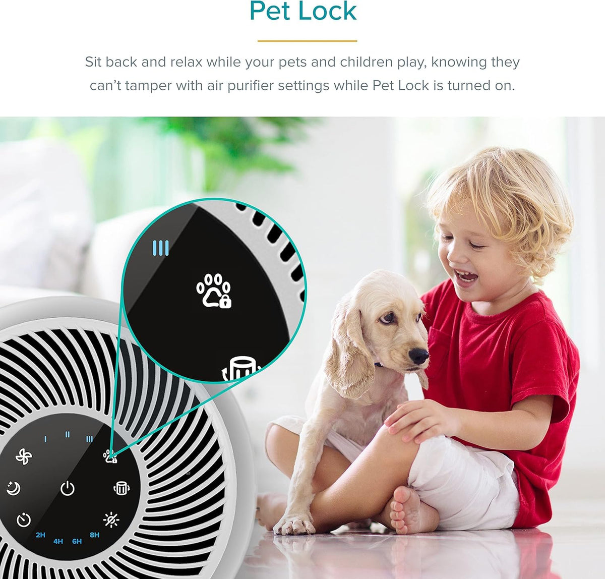 Levoit Air Purifier for Home Pets Hair Allergens in Bedroom Quiet Purifiers