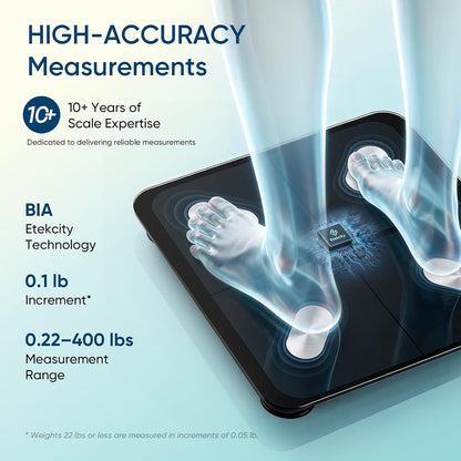 Etekcity Upgraded Smart Scale for Body Weight Fat and BMI, FSA Eligible