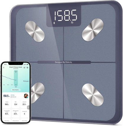 Etekcity Upgraded Smart Scale for Body Weight Fat and BMI, FSA Eligible