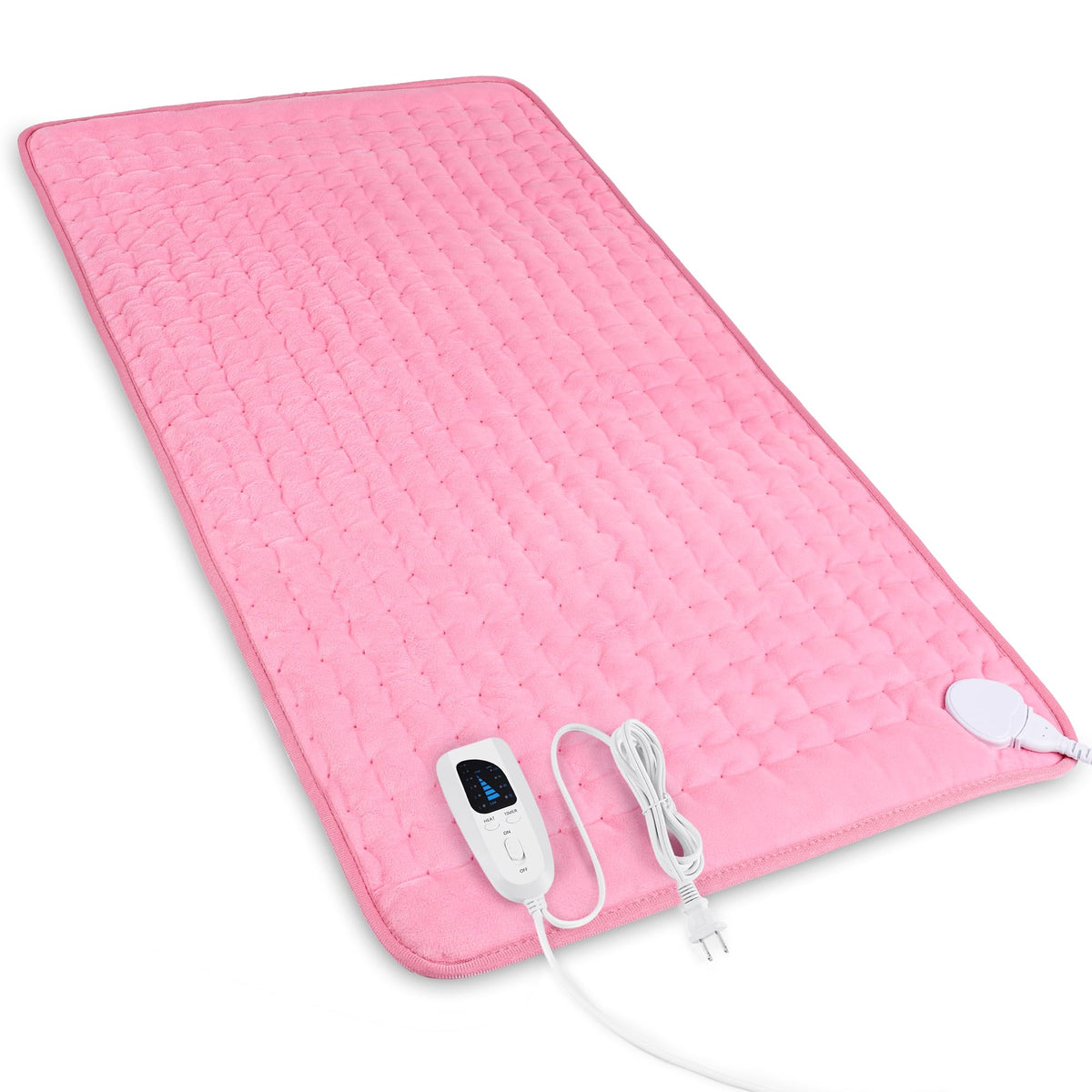 Heating Pad,Electric Heating Pad,Heating Pad for Back,Light Gray,24x12Inch