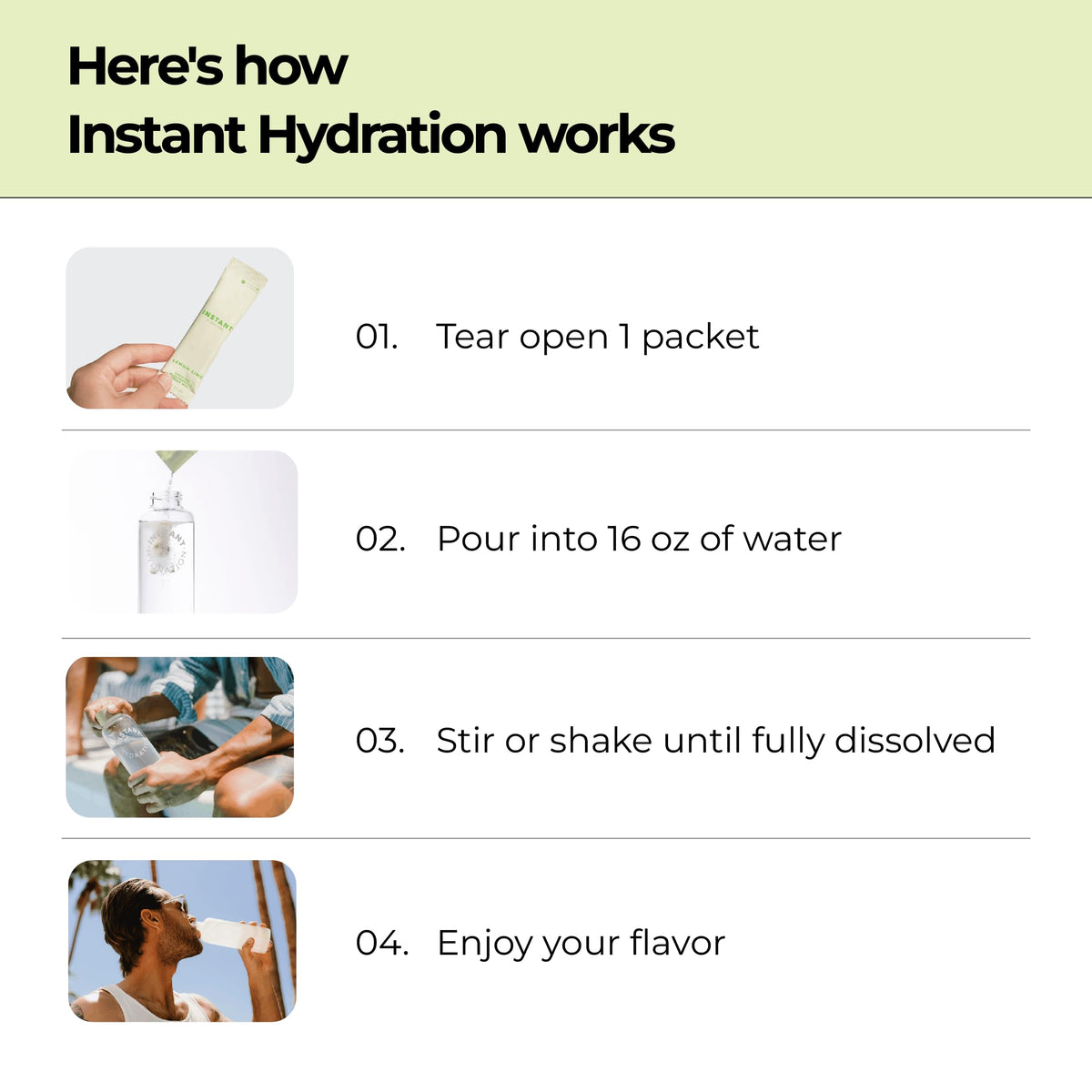 Instant Hydration Sugar Free Electrolytes Powder Packets - Strawberry Lemon Electrolyte Drink Mix & Travel Essentials - Post Workout Recovery, Brain Health, Muscle & Tissue Support - 20 Sticks