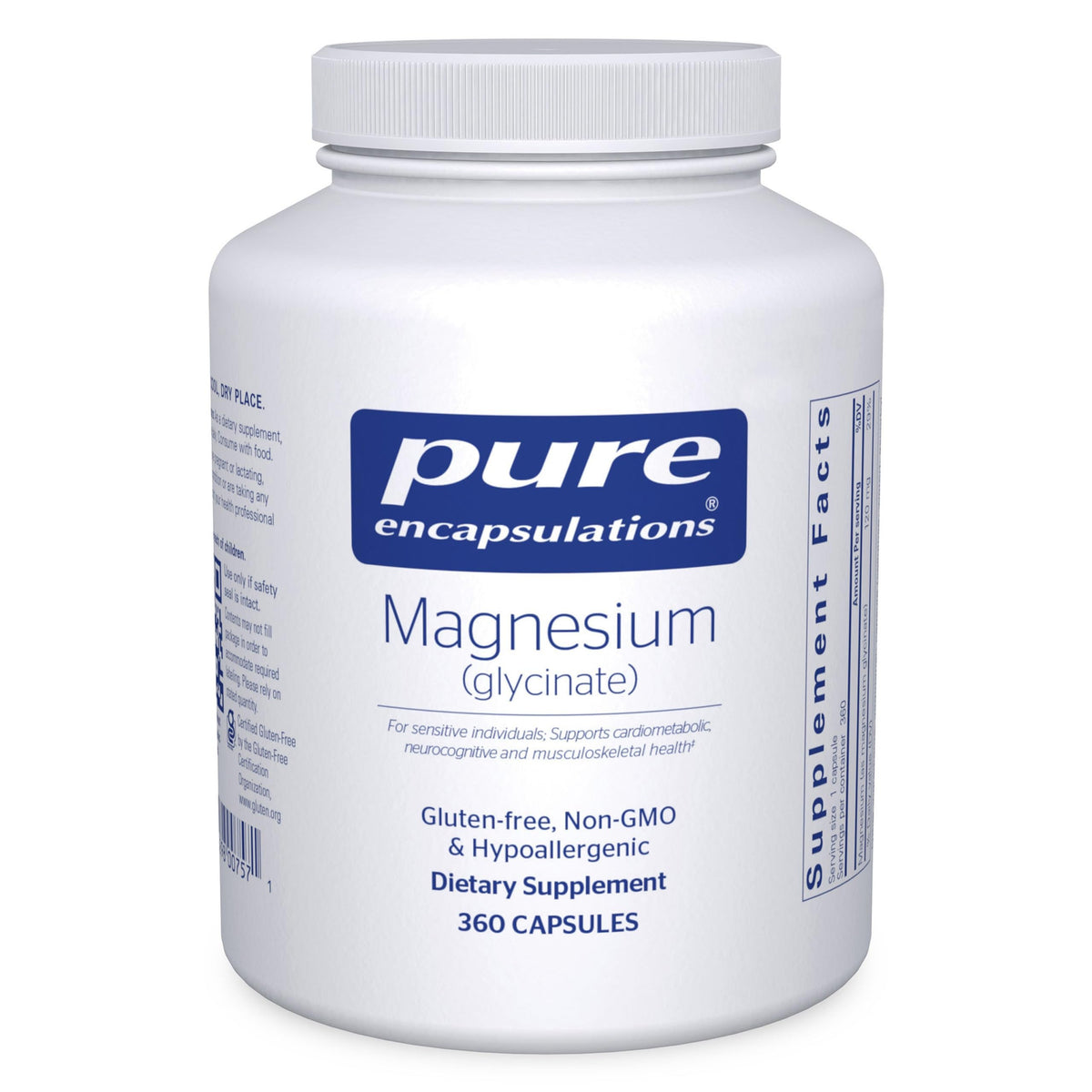 Pure Encapsulations Magnesium (Glycinate), 180 Capsules