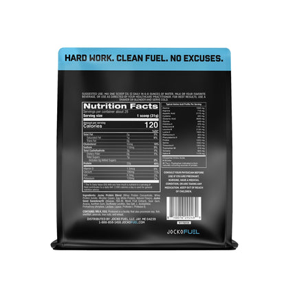 Jocko Fuel Whey Protein Powder, Gingerbread Cookie, 22g Protein, Digestive Enzymes + Probiotic Blend, No Sugar Added, with Essential Amino Acids + Electrolyte Minerals, 31 Servings