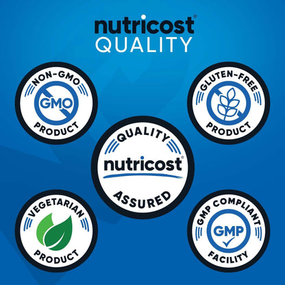 Nutricost Micronized Creatine Monohydrate Powder - 500g (100 Servings) - Pure Unflavored - 5g Per Serving - Non-GMO, Gluten Free