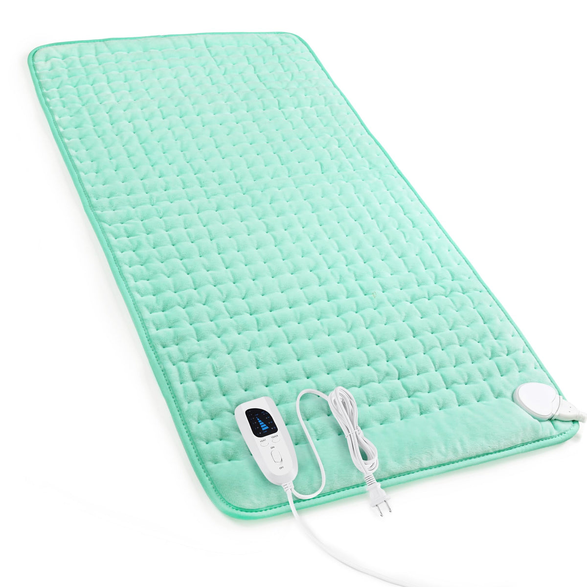 Heating Pad,Electric Heating Pad,Heating Pad for Back,Light Gray,24x12Inch