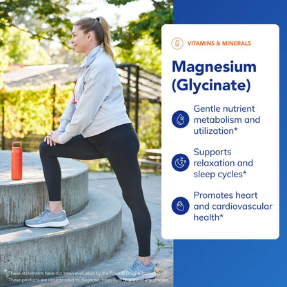 Pure Encapsulations Magnesium (Glycinate), 180 Capsules