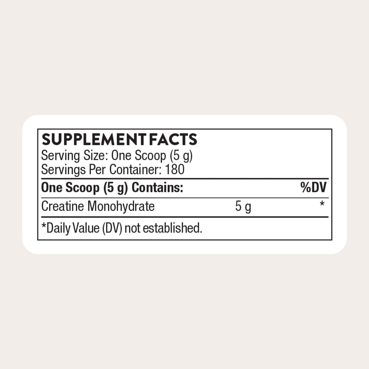 THORNE Creatine, Micronized Creatine Monohydrate Powder, 90 Servings