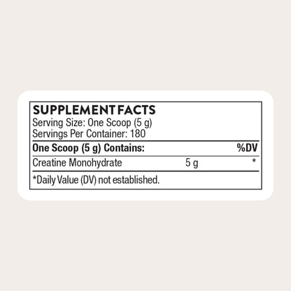 THORNE Creatine, Micronized Creatine Monohydrate Powder, 90 Servings