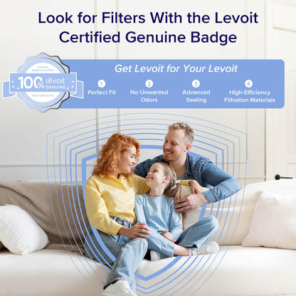 Levoit Air Purifier for Home Pets Hair Allergens in Bedroom Quiet Purifiers