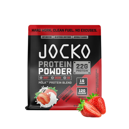 Jocko Fuel Whey Protein Powder, Gingerbread Cookie, 22g Protein, Digestive Enzymes + Probiotic Blend, No Sugar Added, with Essential Amino Acids + Electrolyte Minerals, 31 Servings