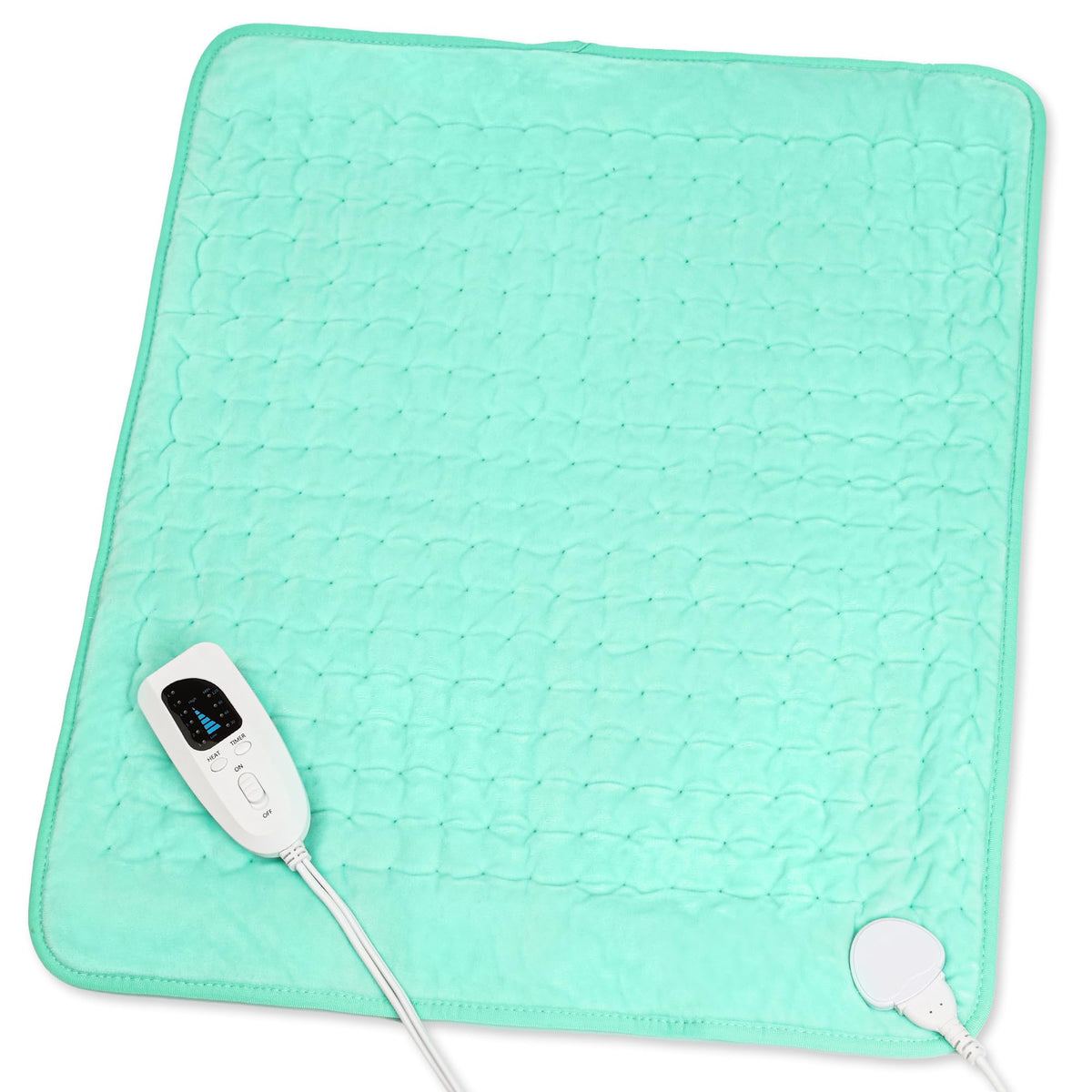 Heating Pad,Electric Heating Pad,Heating Pad for Back,Light Gray,24x12Inch