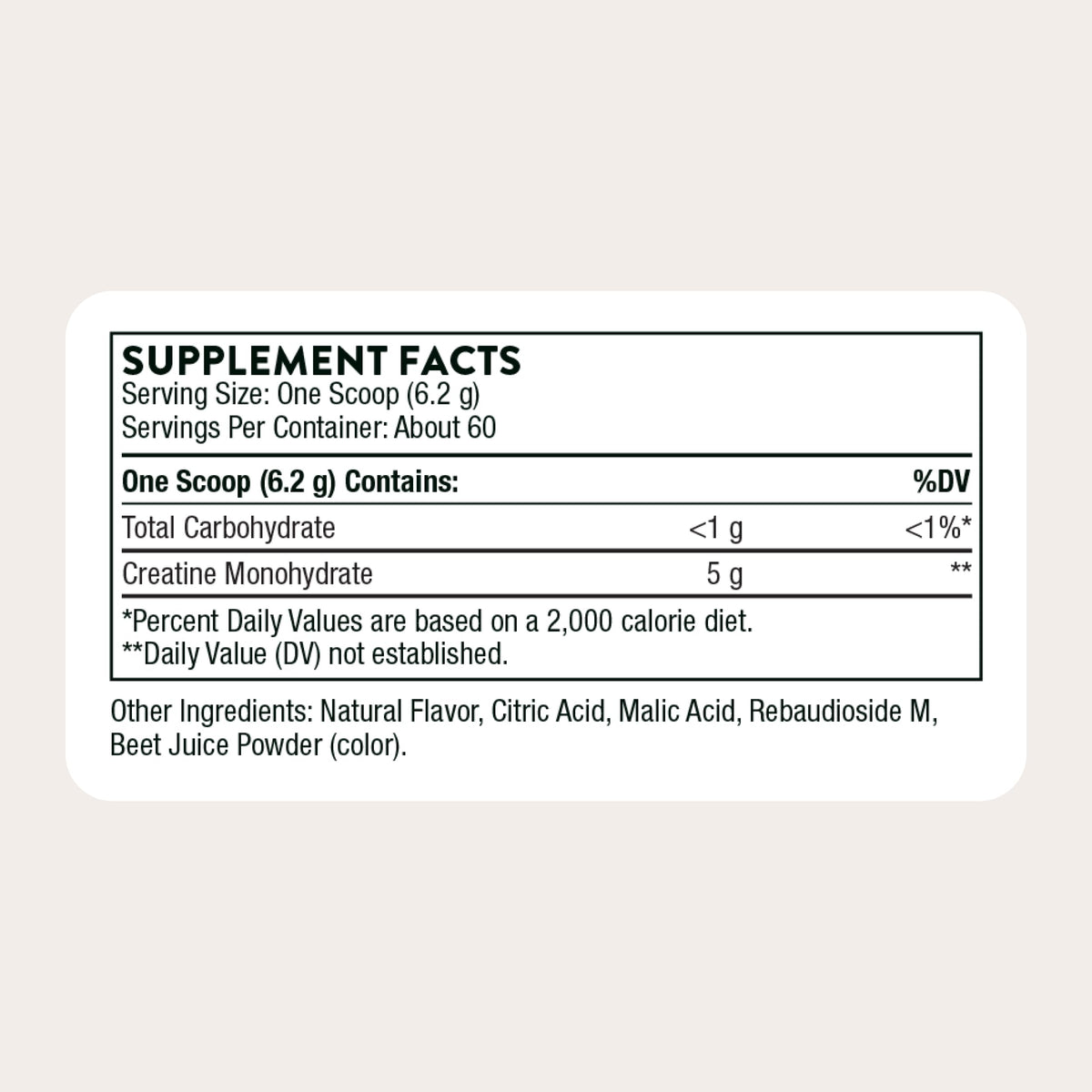 THORNE Creatine, Micronized Creatine Monohydrate Powder, 90 Servings