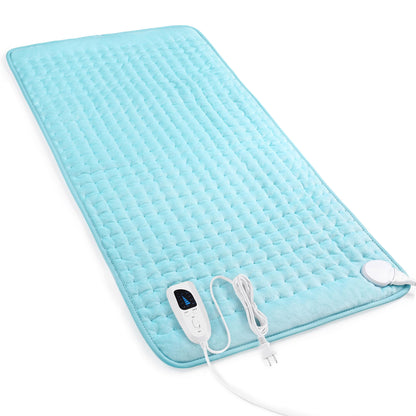 Heating Pad,Electric Heating Pad,Heating Pad for Back,Light Gray,24x12Inch