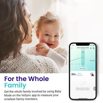 Etekcity Upgraded Smart Scale for Body Weight Fat and BMI, FSA Eligible