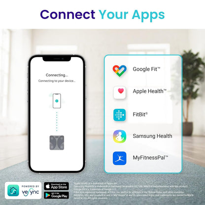 Etekcity Upgraded Smart Scale for Body Weight Fat and BMI, FSA Eligible