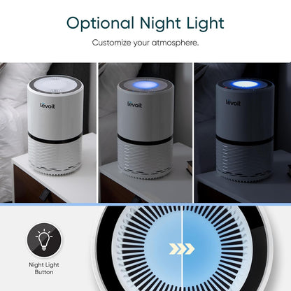 Levoit Air Purifiers for Bedroom Home Pets Dorm Room, Small Air Purifiers
