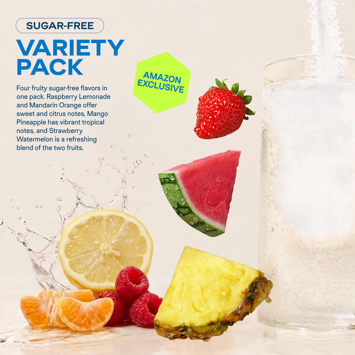 Liquid I.V. Sugar Free Electrolyte Packets, Classic Variety Pack, 16 Count