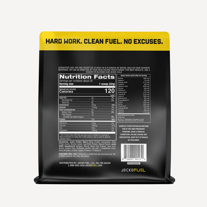 Jocko Fuel Whey Protein Powder, Gingerbread Cookie, 22g Protein, Digestive Enzymes + Probiotic Blend, No Sugar Added, with Essential Amino Acids + Electrolyte Minerals, 31 Servings
