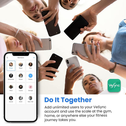 Etekcity Upgraded Smart Scale for Body Weight Fat and BMI, FSA Eligible