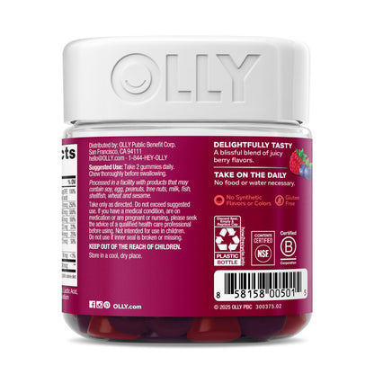 OLLY Women's Multivitamin, Supports Overall Wellness,* Biotin - 130 Count