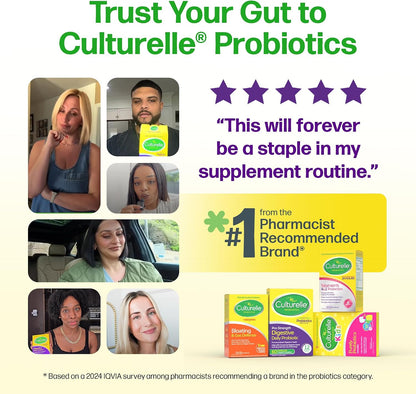 Culturelle Pro Strength Probiotics for Digestive Gut Health*, 12B CFU, 60ct