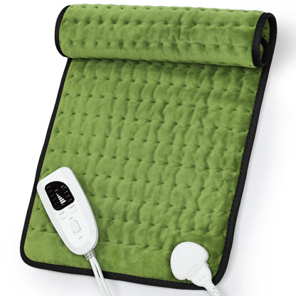Heating Pad,Electric Heating Pad,Heating Pad for Back,Light Gray,24x12Inch