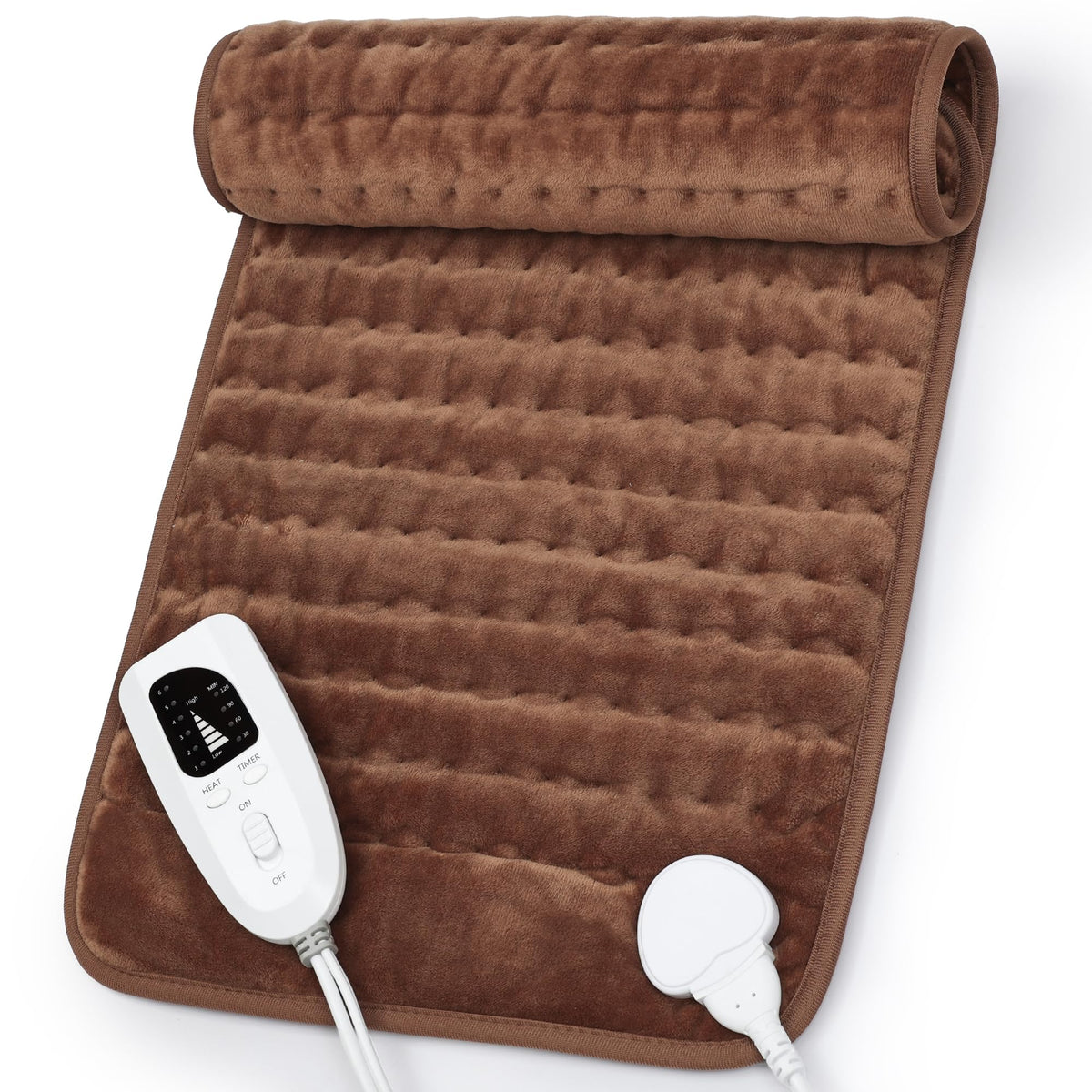 Heating Pad,Electric Heating Pad,Heating Pad for Back,Light Gray,24x12Inch