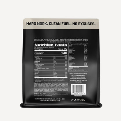 Jocko Fuel Whey Protein Powder, Gingerbread Cookie, 22g Protein, Digestive Enzymes + Probiotic Blend, No Sugar Added, with Essential Amino Acids + Electrolyte Minerals, 31 Servings