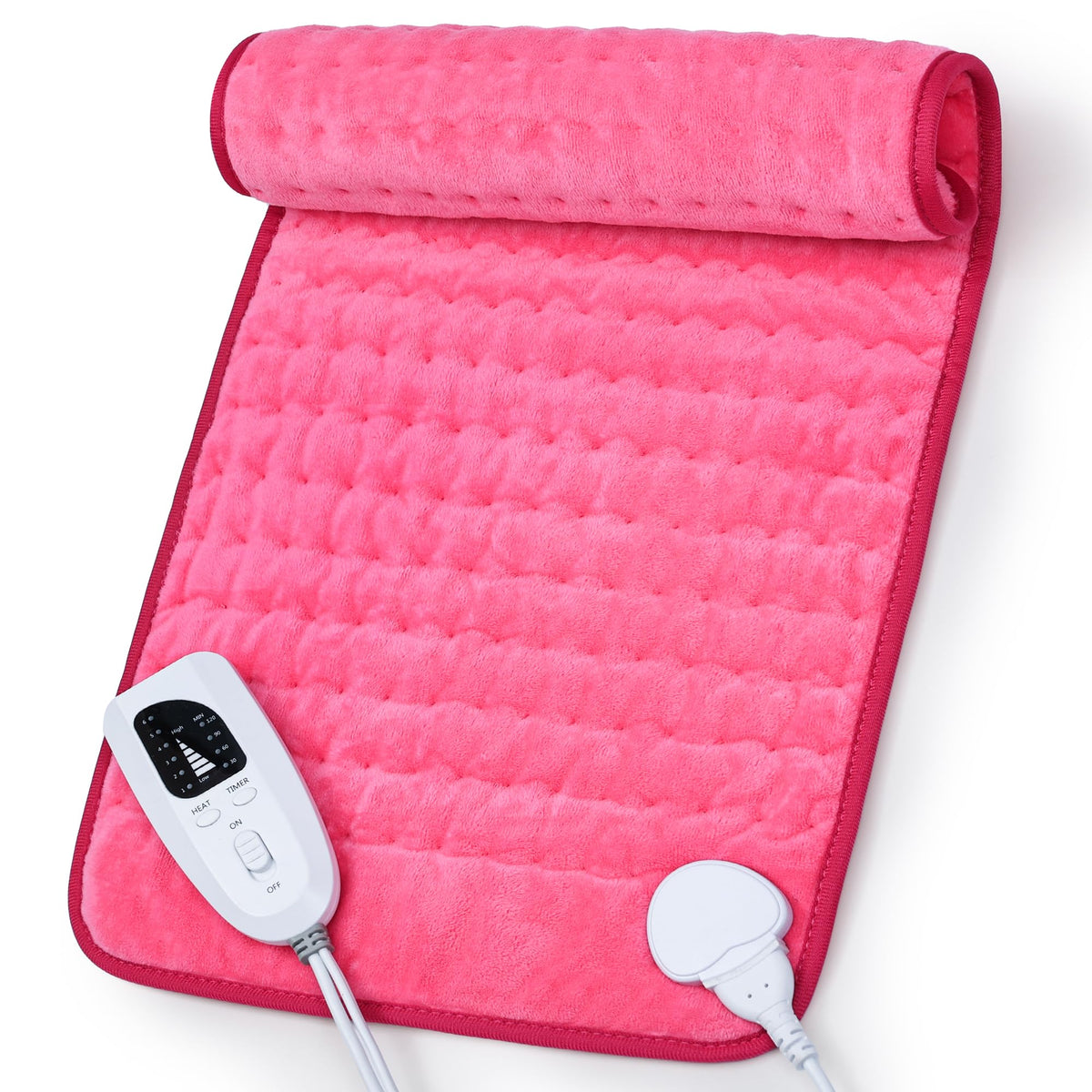 Heating Pad,Electric Heating Pad,Heating Pad for Back,Light Gray,24x12Inch