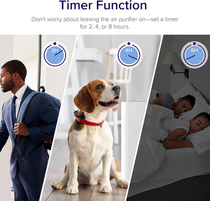 Levoit Air Purifiers for Bedroom Home Pets Dorm Room, Small Air Purifiers