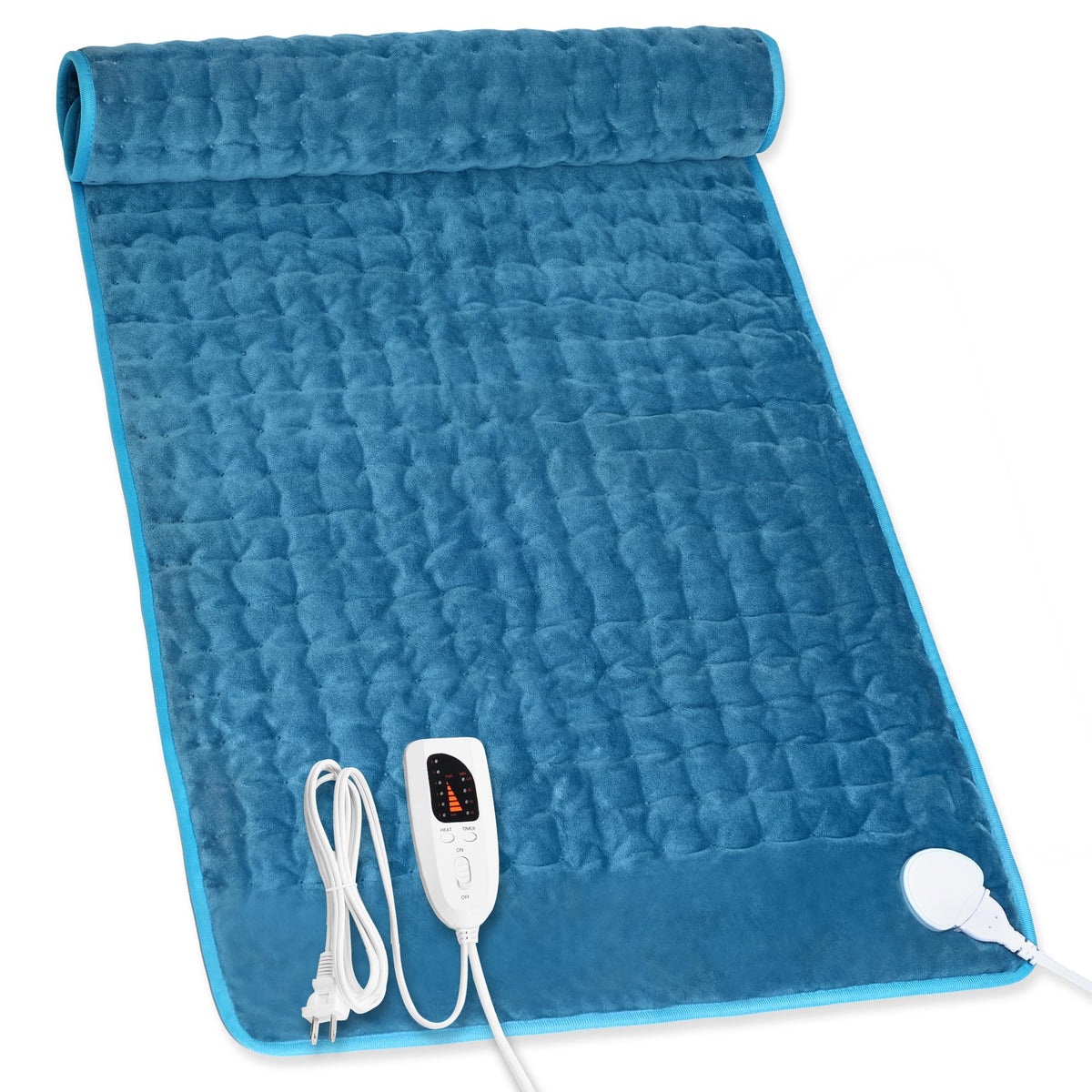 Heating Pad,Electric Heating Pad,Heating Pad for Back,Light Gray,24x12Inch