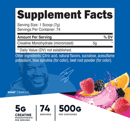 Nutricost Micronized Creatine Monohydrate Powder - 500g (100 Servings) - Pure Unflavored - 5g Per Serving - Non-GMO, Gluten Free