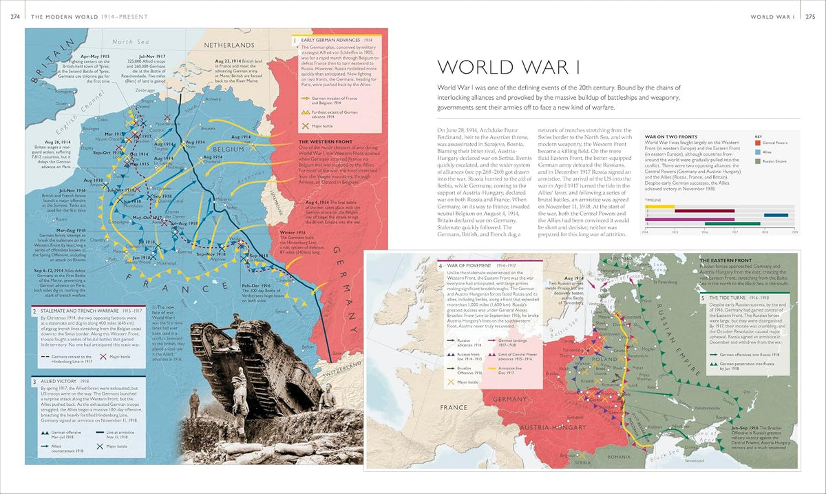 History of the World Map by Map (DK History Map by Map)