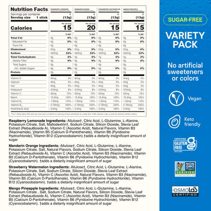 Liquid I.V. Sugar Free Electrolyte Packets, Classic Variety Pack, 16 Count