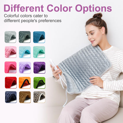 Heating Pad,Electric Heating Pad,Heating Pad for Back,Light Gray,24x12Inch