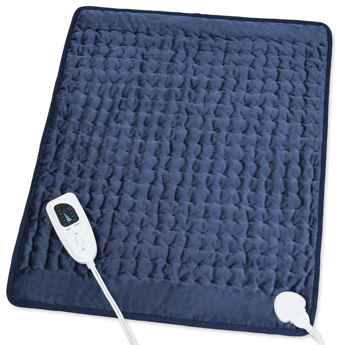 Heating Pad,Electric Heating Pad,Heating Pad for Back,Light Gray,24x12Inch