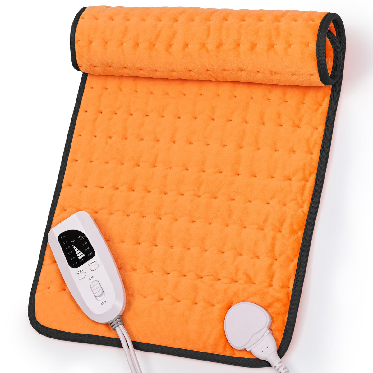 Heating Pad,Electric Heating Pad,Heating Pad for Back,Light Gray,24x12Inch
