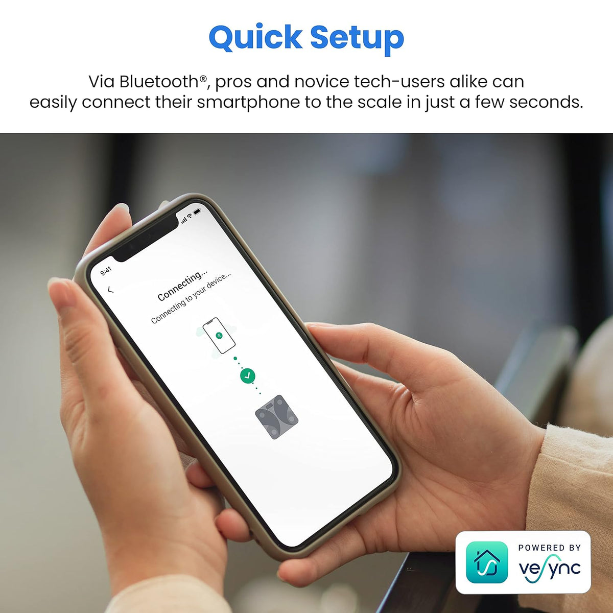Etekcity Upgraded Smart Scale for Body Weight Fat and BMI, FSA Eligible