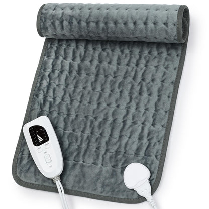 Heating Pad,Electric Heating Pad,Heating Pad for Back,Light Gray,24x12Inch