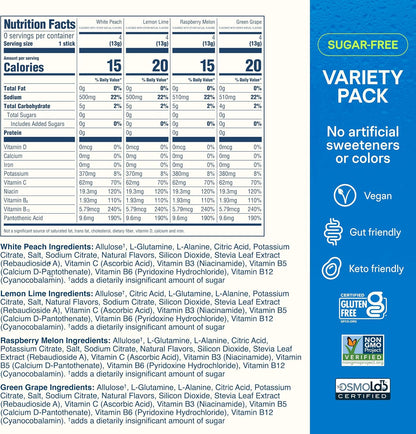 Liquid I.V. Sugar Free Electrolyte Packets, Classic Variety Pack, 16 Count