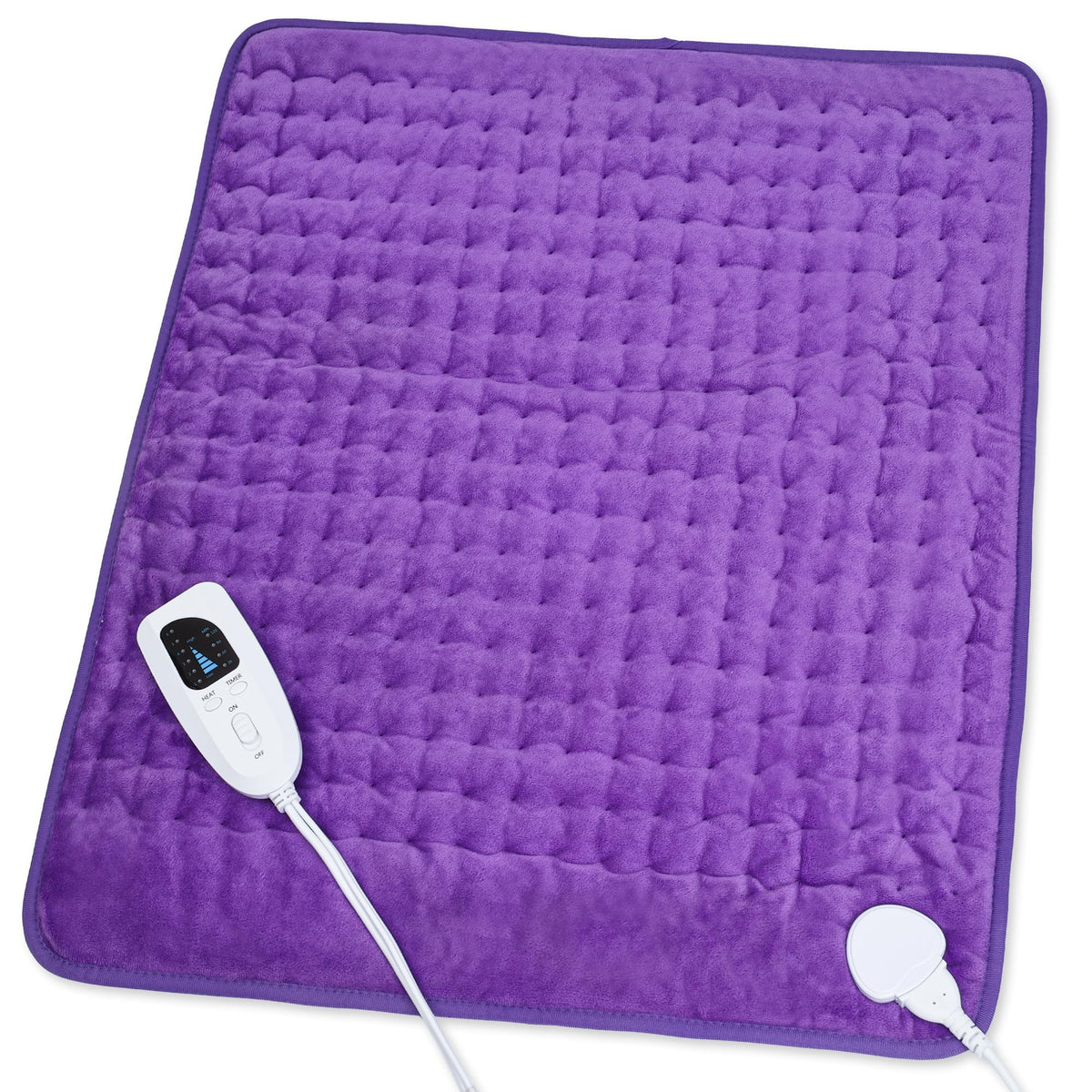 Heating Pad,Electric Heating Pad,Heating Pad for Back,Light Gray,24x12Inch